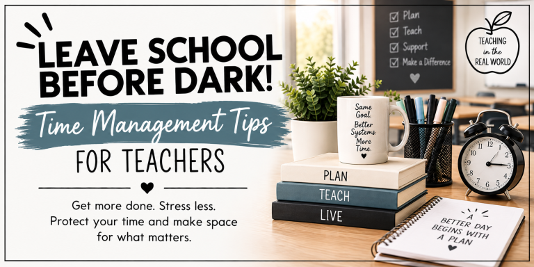 Leave School Before Dark! Time Management Tips for Teachers